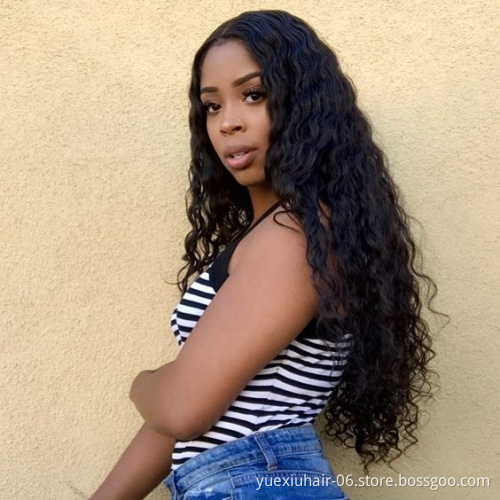 CELIE Unprocessed Water Wave Fronal 13x4 Nice Bleached Knots Lace Frontal Swiss Lace Hair Frontal